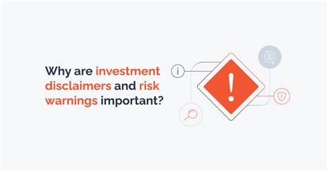 Risk Warnings and Investment Disclaimers .
